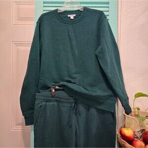 Teal Long Sleeve Top and Pants Set